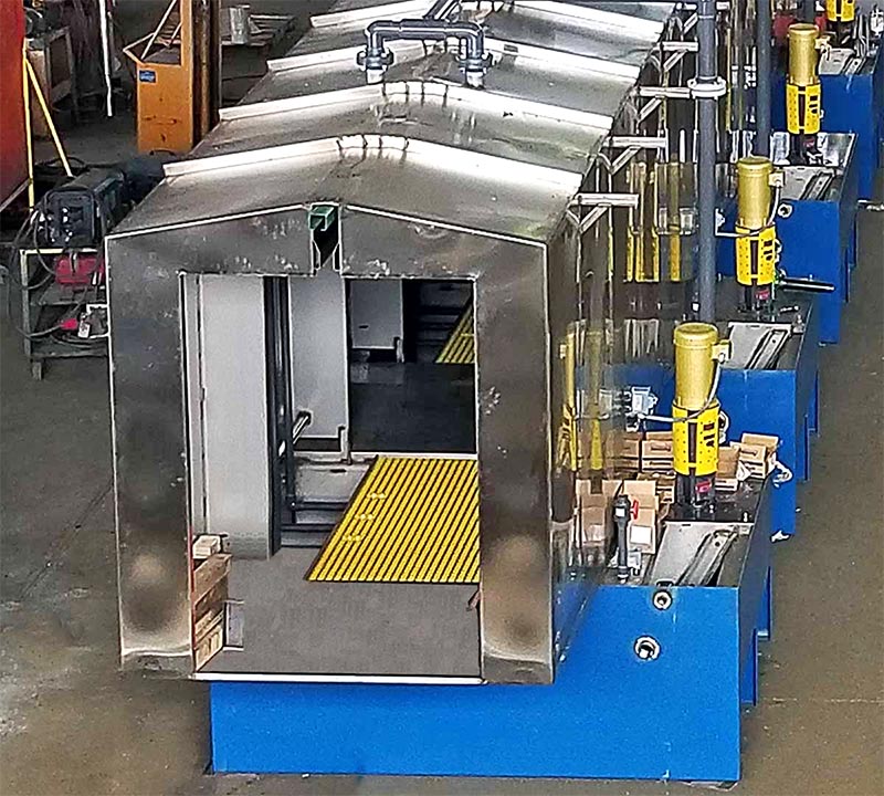 Finishing systems - industrial washers